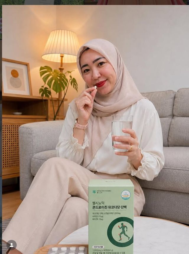 Konten Helen Permata Sari (@helenschon) untuk kampanye Songpa Meditech